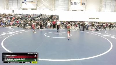 78 lbs Quarterfinal - Emir Han Annanurov, Wolf Wrestling Club vs Liam Daniels, Club Not Listed