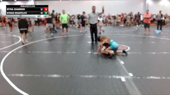 57 lbs Round 1 (8 Team) - Myra Shannon, Well Trained vs Ethan Shartilov, MF Purge Elite