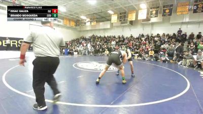 175 lbs Champ. Round 1 - Brando MosQueda, Servite vs Issac Galiza, Patriot