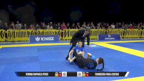 Francesca Paola Cuevas vs Verona Raphaela Pesce 2025 Pan IBJJF Jiu-Jitsu No-Gi Championship