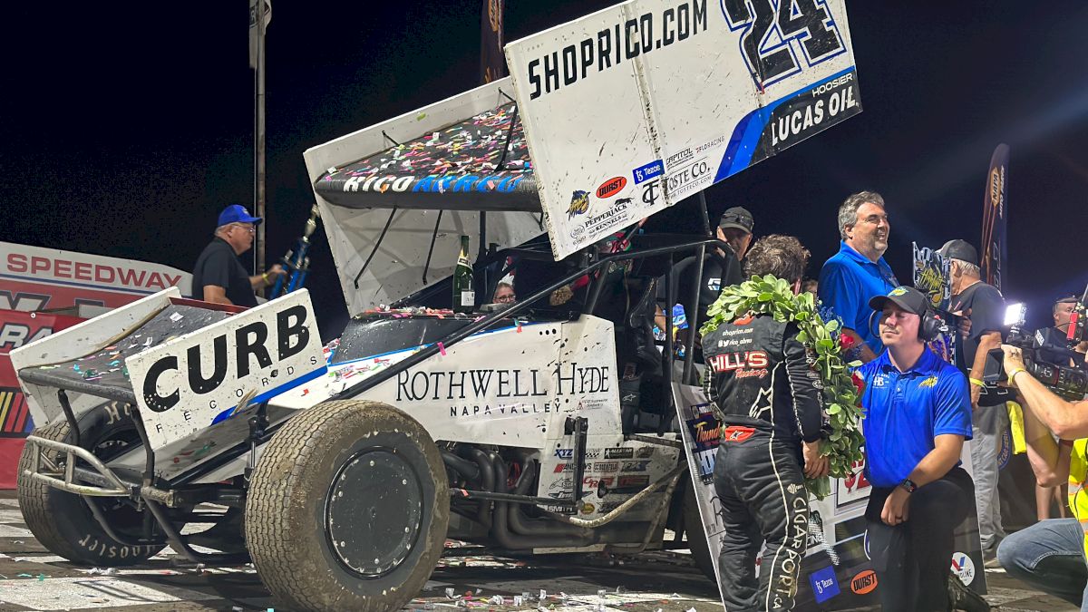 Rico Abreu Passes Kyle Larson For High Limit Sprint Car Win At Grandview