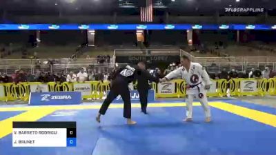 VICTOR BARRETO RODRIGUES vs JUSTIN BRUNET 2020 World Master IBJJF Jiu-Jitsu Championship