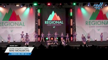 Divine Athletics Cheer - Mini Monarchs [2024 L1.1 Mini - PREP - D2 - B Day 1] 2024 The Northeast Regional Summit