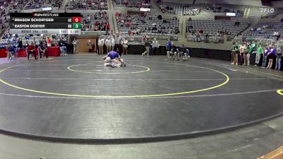 150 lbs Semifinal - Brason Schortgen, Adams Central vs Easton Doster, New Haven