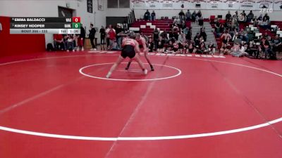 120 lbs Quarterfinal - Kinsey Hooper, Rawlins vs Emma Baldacci, Wasatch