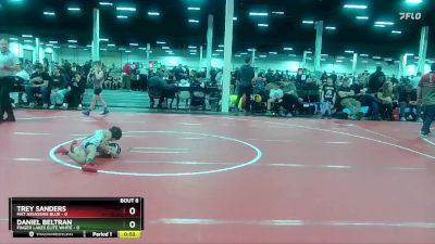 40 lbs Round 2 (10 Team) - Trey Sanders, Mat Assassins Blue vs Daniel Beltran, Finger Lakes Elite White