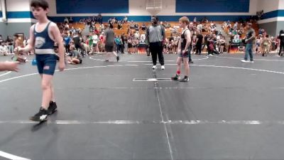 75 lbs Round 3 - James Bowman, Mighty Warriors Wrestling Aca vs Liam Smith, Grizzlies Wrestling Club