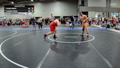 215 lbs Semifinal - Cajen Smith, Columbus vs Caiden Perez, Hugoton