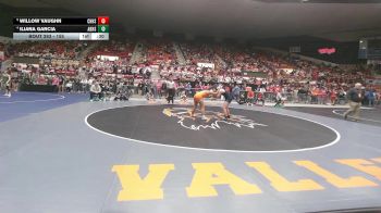 155 lbs Cons. Round 2 - Willow Vaughn, Chanute HS vs Iliana Garcia, Abilene HS