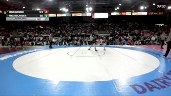 110 lbs Semifinal - Mya Bolander, Idaho Falls vs Madi Barzee, West Jefferson