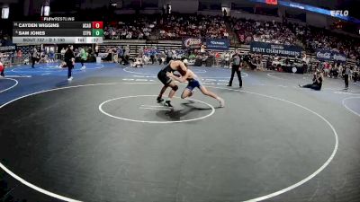 D 1 190 lbs Cons. Round 5 - Cayden Wiggins, Acadiana vs Sam Jones, St. Paul`s