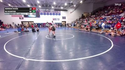 145 lbs Quarterfinal - Norman Evans, Laramie Middle School vs Eli Schiffer, Clear Creek Middle School
