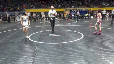 70 lbs Rd 1 - Consi Of 32 #2 - Deklan Stocker, Peters Township vs Jackson Volocko, Ferndale Area