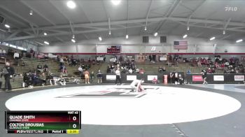 125 lbs Cons. Round 7 - Quade Smith, Chadron State vs Colton Drousias, Glenville State