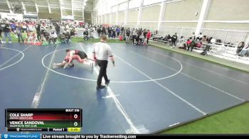 115 lbs Cons. Round 3 - Cole Sharp, Uintah Wrestling vs Venice Sandoval, Salem Elite Mat Club