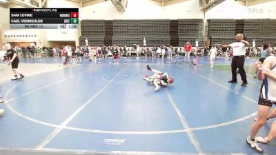 57 lbs Rr Rnd 10 - Sam Levine, Warhawks Wrestling Inc. ES vs Cael Vermeulen, Grit Mat Club ES