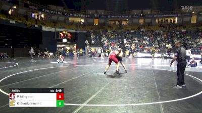 285 lbs Round Of 16 - Peter Ming, Stanford vs Kaleb Snodgrass, Chattanooga