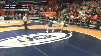 1A 157 lbs Quarterfinal - Aidan Kenney, Coal City vs Owen McGinnis, Toledo (Cumberland)