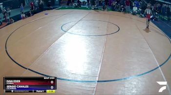 110 lbs Quarterfinal - Ivan Eder, Florida vs Sergio Canales, California