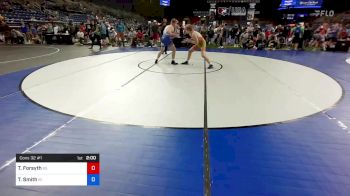 170 lbs Cons 32 #1 - Tad Forsyth, Kansas vs Trey Smith, Idaho