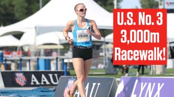 High Schooler Clocks U.S. No. 3 3,000m Race Walk At The AAU Junior Olympics 2023