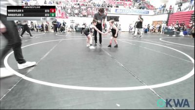 66 lbs 3rd Place - Coralynn Hensley, Little Axe Takedown Club vs Greyson Taylor, Piedmont