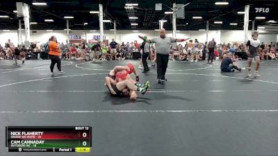 150 lbs Round 4 (6 Team) - Cam Cannaday, Outsiders WC vs Nick Flaherty, Savage WA White