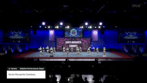 Santa Margarita Cowboys [2022 Jr. Varsity Sideline Performance Cheer] 2022 Pop Warner National Cheer & Dance Championship