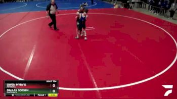 100 lbs Cons. Round 3 - Dallas Gossen, Flat Earth vs Owen Myrvik, Minneota