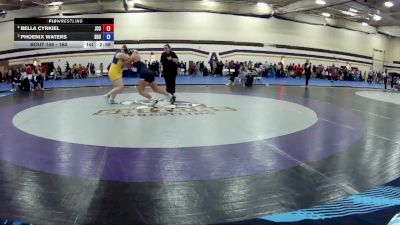 160 lbs Cons. Round 3 - Bella Cyrkiel, John Carroll University vs Phoenix Waters, Siena Heights University