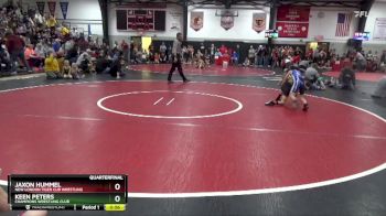 Quarterfinal - Jaxon Hummel, New London Tiger Cub Wrestling vs Keen Peters, Champions Wrestling Club