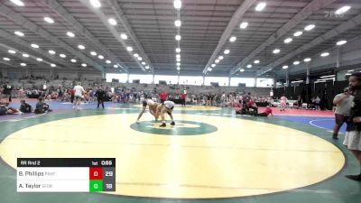 182 lbs Rr Rnd 2 - Bryce Phillips, Panther Wrestling Club vs Austin Taylor, 5forty Brawlers