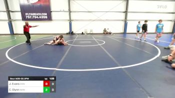 106 lbs Rr Rnd 2 - Jaeczar Evans, Gold Medal Wrestling Club vs Cole Glynn, Smitty's Barn