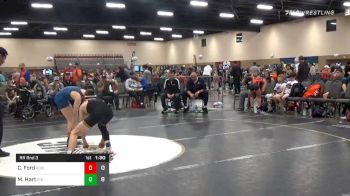 100 lbs Prelims - Cody Ford, Buxton Intense (NJ) vs Matthew Hart, 216 Wrestling (OH)