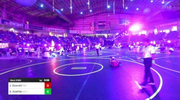 106 lbs Consi Of 16 #2 - Jack Gosnell, Pikes Peak Warriors vs Steven Koehler, Az Cross Trained