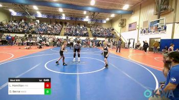 55 lbs Round Of 32 - Levi Hamilton, Vinita Kids Wrestling vs Deion Berna, Wagoner Takedown Club
