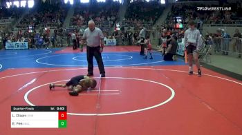 40 lbs Quarterfinal - Luke Olsen, Henryetta Knights Wrestling vs Ezekiel Fee, Enid Youth Wrestling