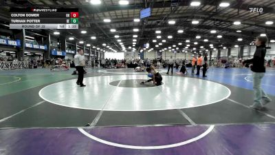 160 lbs Round Of 32 - Colton Domer, OH vs Turhan Potter, DE