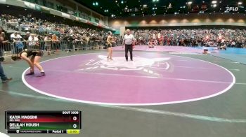 114 lbs Champ. Round 1 - Kaiya Maggini, Del Oro vs Delilah Housh, Gregori