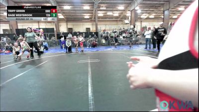 49 lbs Quarterfinal - William Wilson, Elgin Wrestling vs Justin Mosqueda, Cotton County Wrestling Club