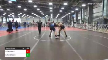 220 lbs Quarterfinal - Dustin Winner, OH vs Sam Sorenson, NY