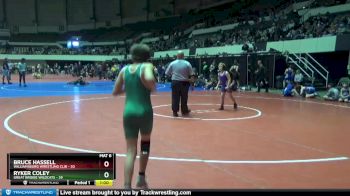 80 lbs Cons. Semi - Ryker Coley, Great Bridge Wildcats vs Bruce Hassell, Williamsburg Wrestling Clib