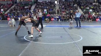 110 lbs Quarterfinal - Za`Vion Butler, Atchison vs Cole Flower, Plainville Kids