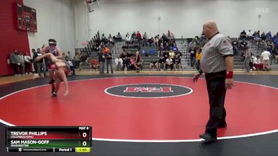 190 lbs Round 1 - Trevor Phillips, Columbus/WMU vs Sam Mason-Goff, Washington