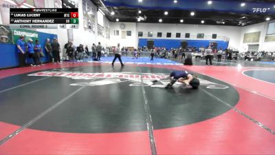 106 Boys Cons. Round 3 - Lukas Lucent, Mt Carmel vs Anthony Hernandez, Otay Ranch