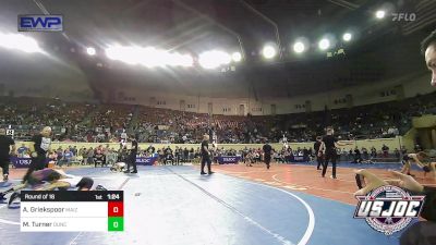 73 lbs Round Of 16 - Abram Griekspoor, Maize WC vs Myles Turner, Duncan Demon Wrestling