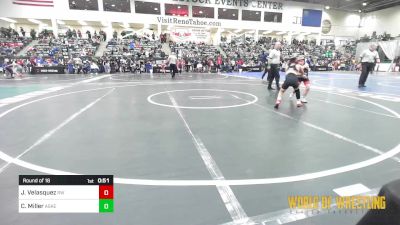 70 lbs Round Of 16 - Jeremiah Velasquez, RedWave Wrestling vs Cooper Miller, Askeo International Matclub