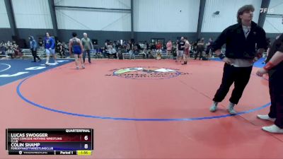 165 lbs Quarterfinal - Lucas Swogger, CNWC Concede Nothing Wrestling Club vs Colin Shamp, FordDynastyWrestlingClub