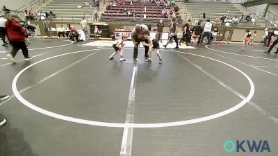 46 lbs 3rd Place - Jack Crain, Skiatook Youth Wrestling 2022-23 vs Sunni Booth, Sperry Wrestling Club