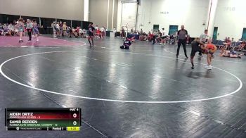 126 lbs Round 2 (10 Team) - Aiden Ortiz, Oswego High School vs Samir Redden, Florida Elite Wrestling Academy
